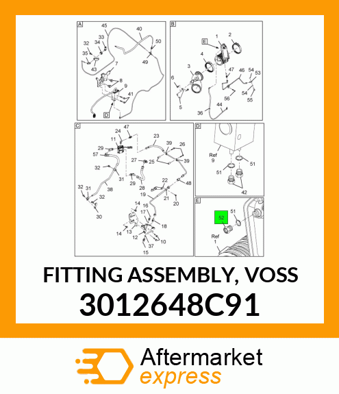 FITTING ASSEMBLY, VOSS 3012648C91