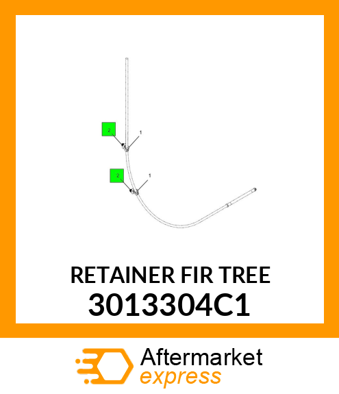 RETAINER FIR TREE 3013304C1