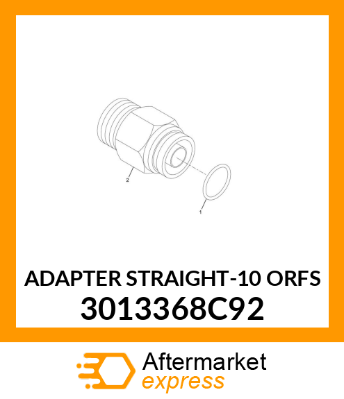 ADAPTER STRAIGHT-10 ORFS 3013368C92