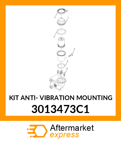 KIT ANTI- VIBRATION MOUNTING 3013473C1