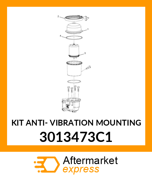 KIT ANTI- VIBRATION MOUNTING 3013473C1