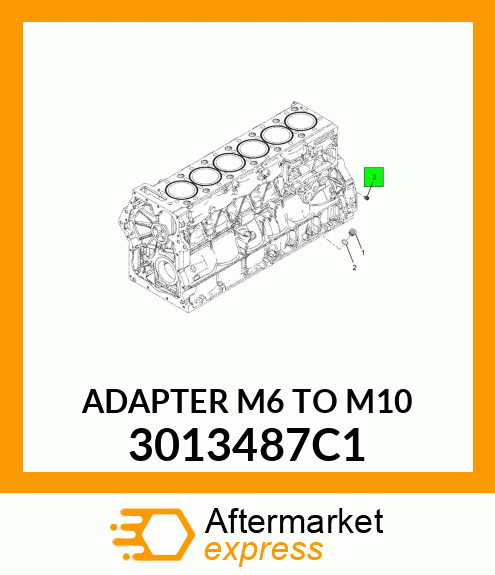 ADAPTER M6 TO M10 3013487C1