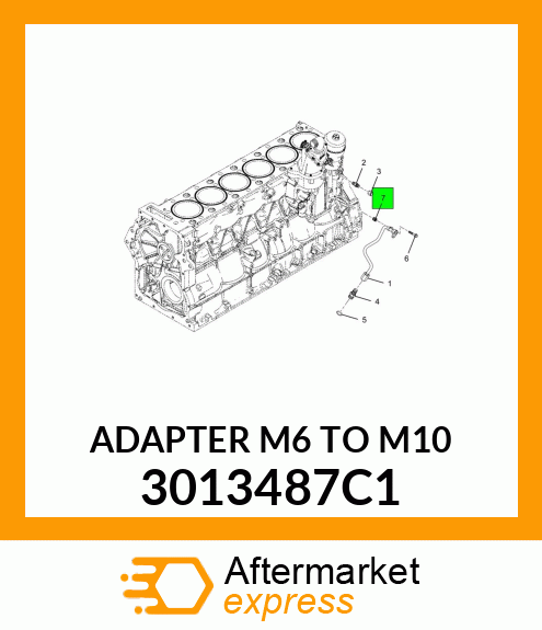 ADAPTER M6 TO M10 3013487C1