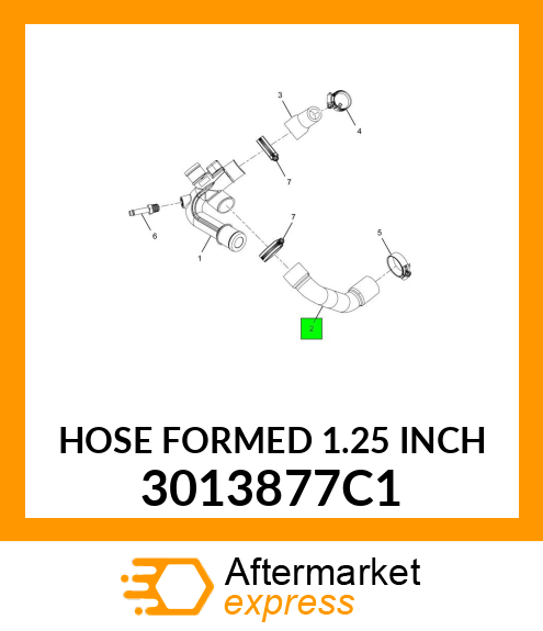HOSE FORMED 1.25 INCH 3013877C1