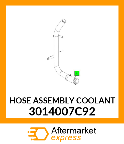 HOSE ASSEMBLY COOLANT 3014007C92