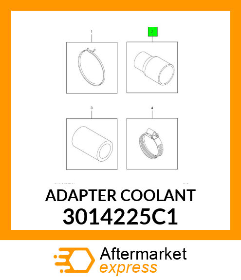 ADAPTER COOLANT 3014225C1