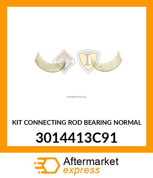 KIT CONNECTING ROD BEARING NORMAL 3014413C91