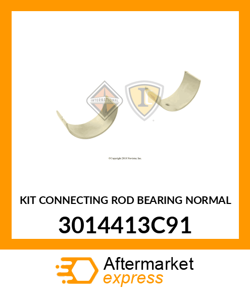 KIT CONNECTING ROD BEARING NORMAL 3014413C91