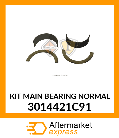 KIT MAIN BEARING NORMAL 3014421C91