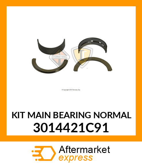 KIT MAIN BEARING NORMAL 3014421C91