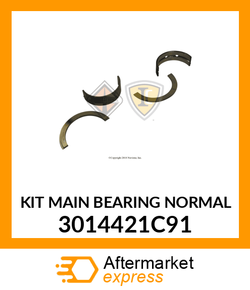 KIT MAIN BEARING NORMAL 3014421C91