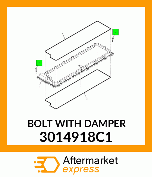 BOLT WITH DAMPER 3014918C1