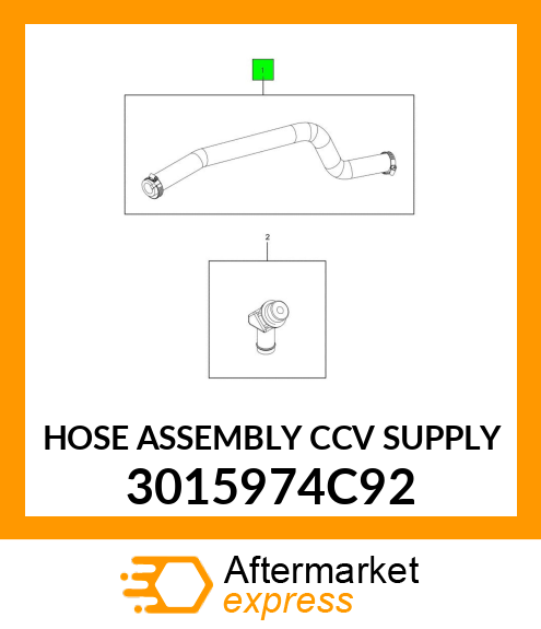 HOSE ASSEMBLY CCV SUPPLY 3015974C92