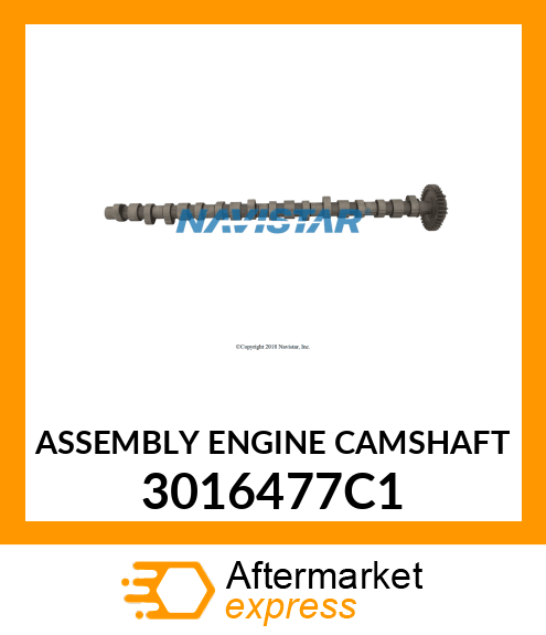 ASSEMBLY ENGINE CAMSHAFT 3016477C1