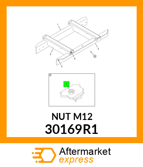 NUT M12 30169R1