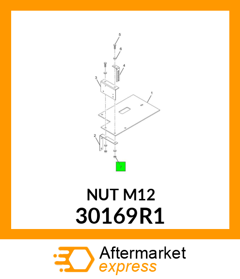 NUT M12 30169R1