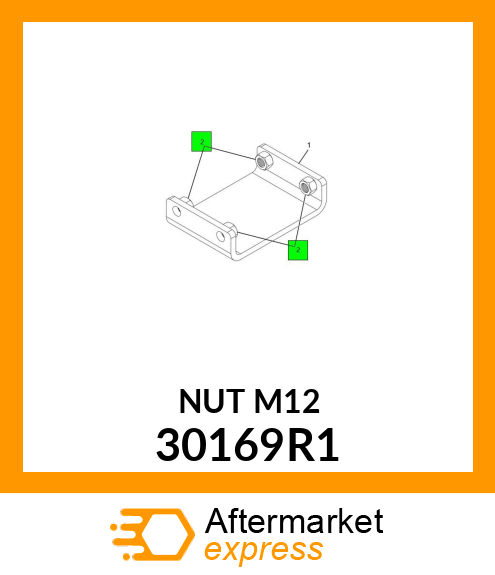 NUT M12 30169R1