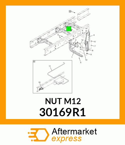 NUT M12 30169R1