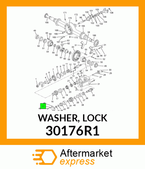 WASHER, LOCK 30176R1