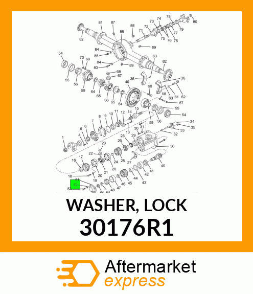 WASHER, LOCK 30176R1