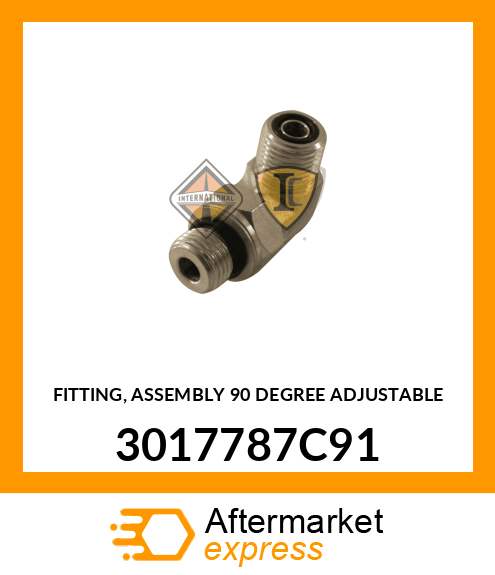 FITTING, ASSEMBLY 90 DEGREE ADJUSTABLE 3017787C91