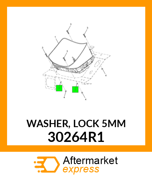 WASHER, LOCK 5MM 30264R1