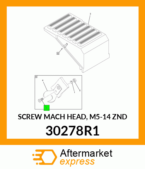 SCREW MACH HEAD, M5-14 ZND 30278R1