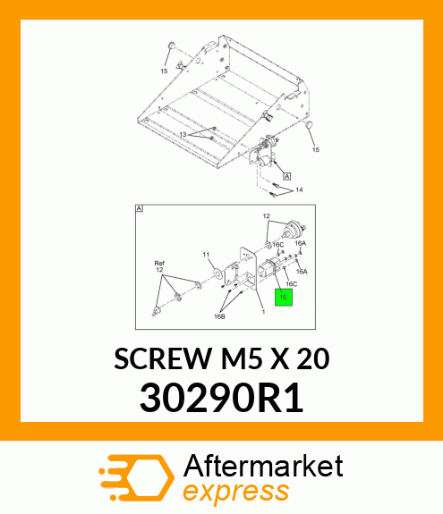 SCREW M5 X 20 30290R1