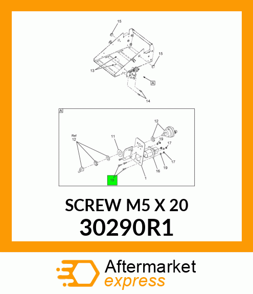 SCREW M5 X 20 30290R1