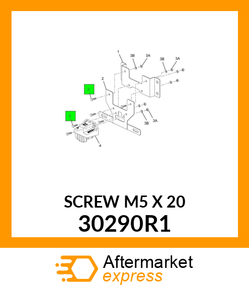 SCREW M5 X 20 30290R1