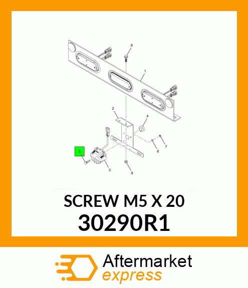 SCREW M5 X 20 30290R1