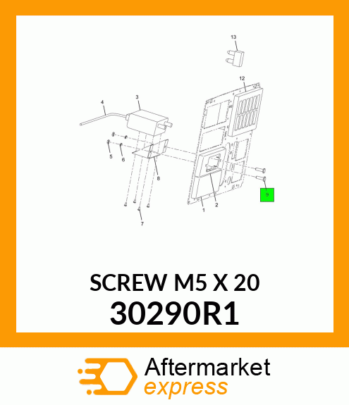 SCREW M5 X 20 30290R1