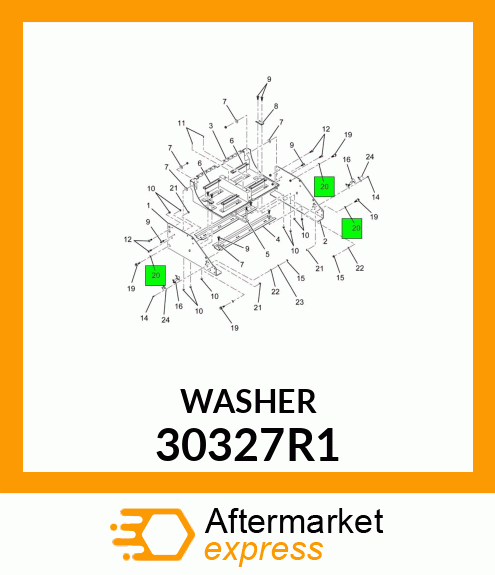 WASHER 30327R1