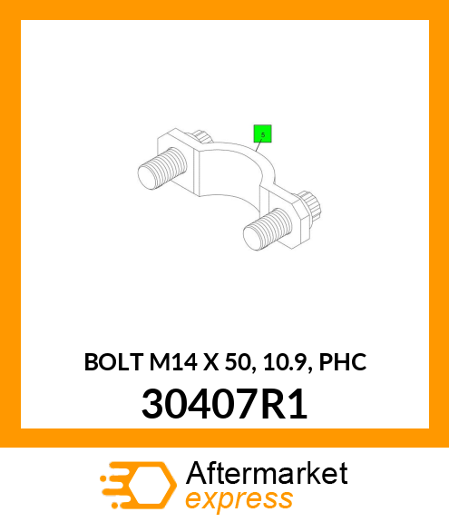 BOLT M14 X 50, 10.9, PHC 30407R1