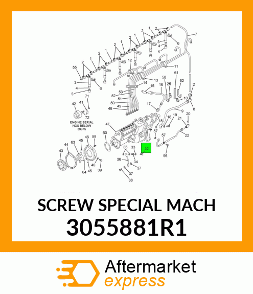 SCREW SPECIAL MACH 3055881R1