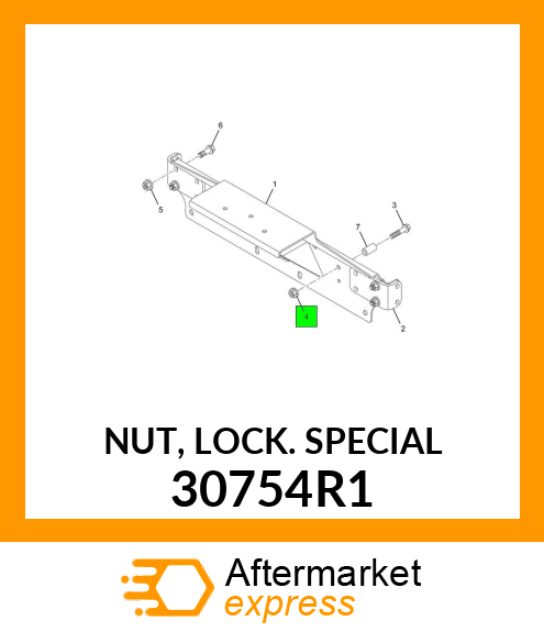 NUT, LOCK SPECIAL 30754R1