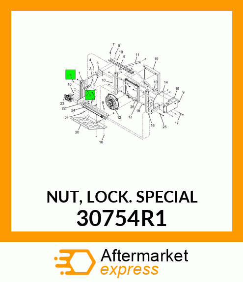 NUT, LOCK SPECIAL 30754R1