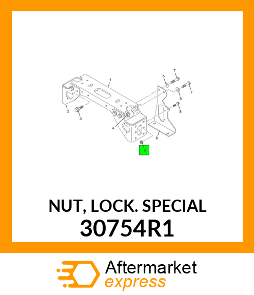 NUT, LOCK SPECIAL 30754R1