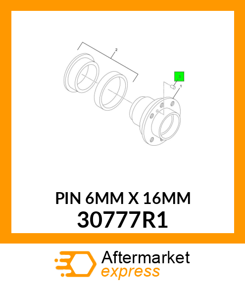 PIN 6MM X 16MM 30777R1