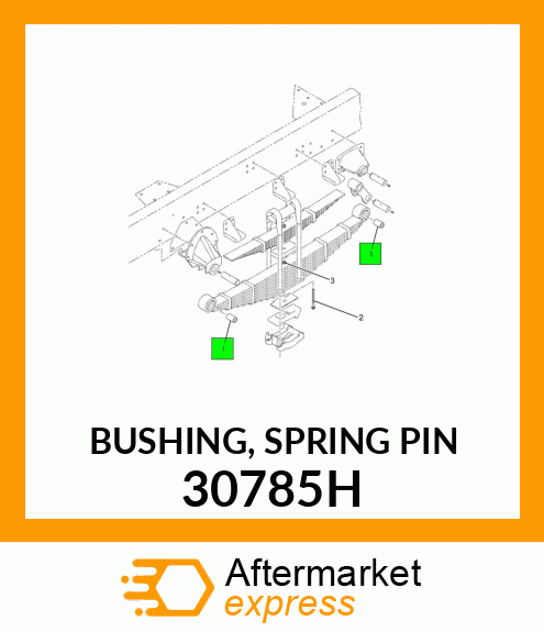 BUSHING, SPRING PIN 30785H