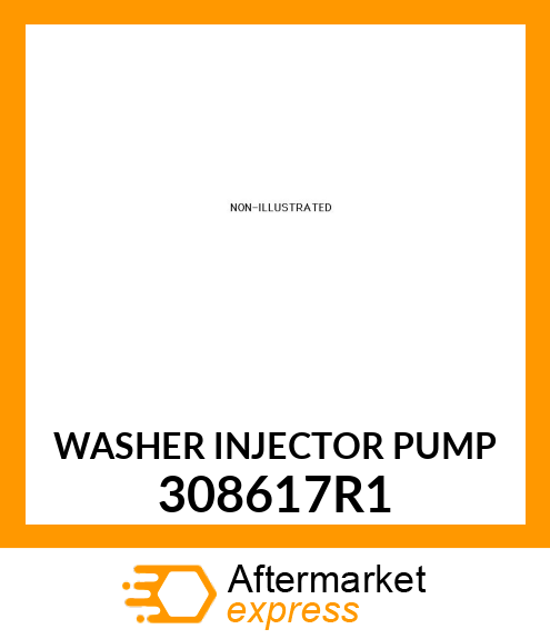 WASHER INJECTOR PUMP 308617R1