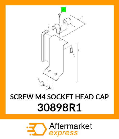 SCREW M4 SOCKET HEAD CAP 30898R1