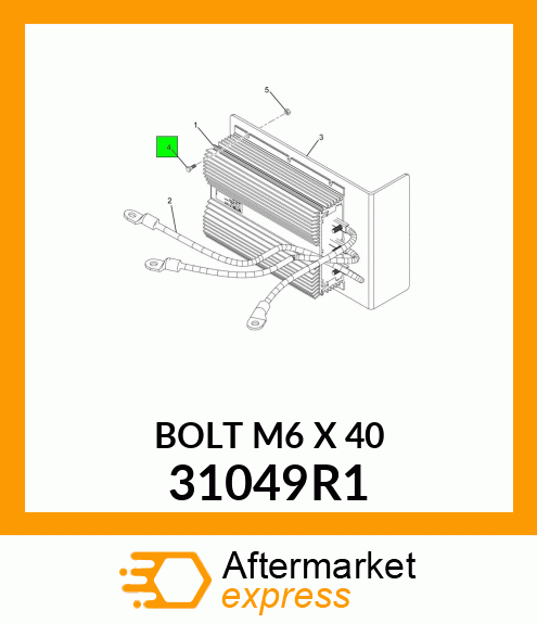 BOLT M6 X 40 31049R1