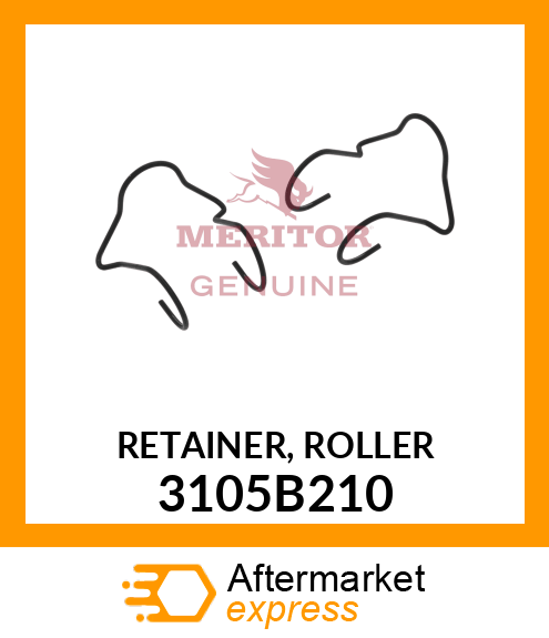 RETAINER, ROLLER 3105B210