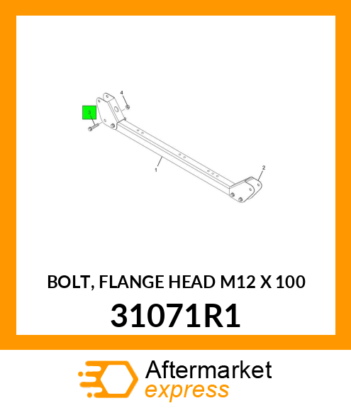 BOLT, FLANGE HEAD M12 X 100 31071R1