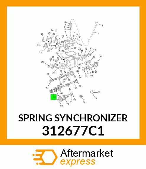 SPRING SYNCHRONIZER 312677C1