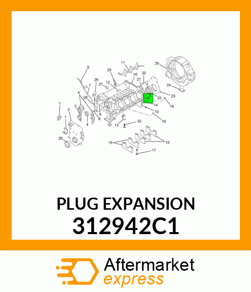 PLUG EXPANSION 312942C1