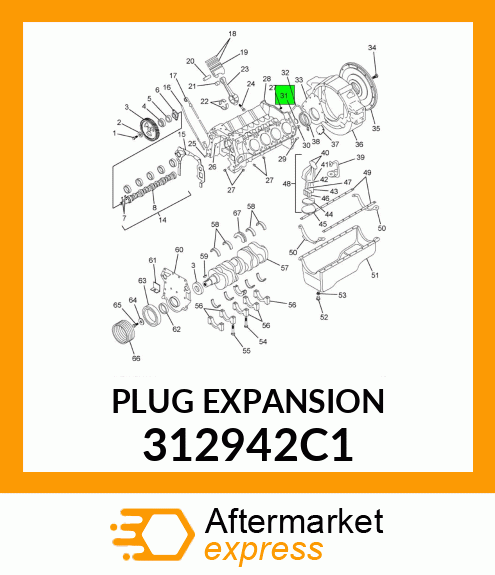 PLUG EXPANSION 312942C1