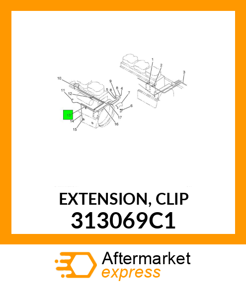 EXTENSION, CLIP 313069C1