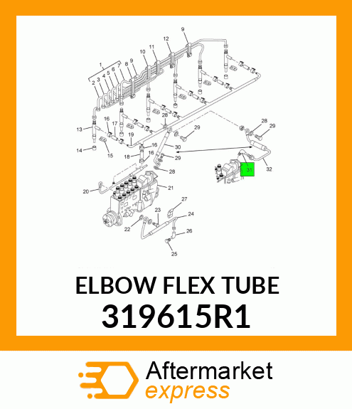 ELBOW FLEX TUBE 319615R1